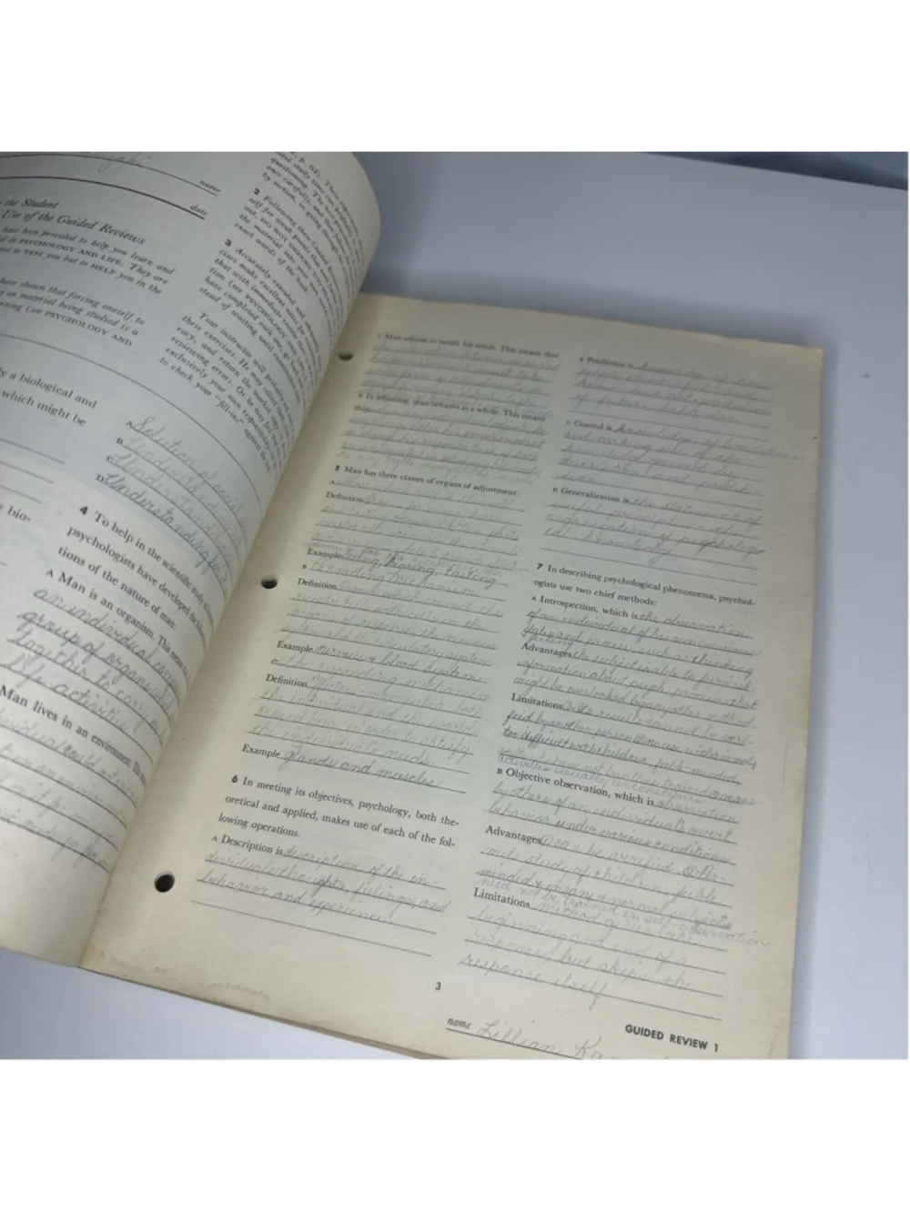 Vintage Working with Psychology Workbook 3rd Edition By Ruch & Warren